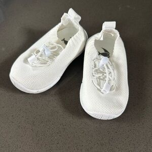 White Kids Knit Water Shoes